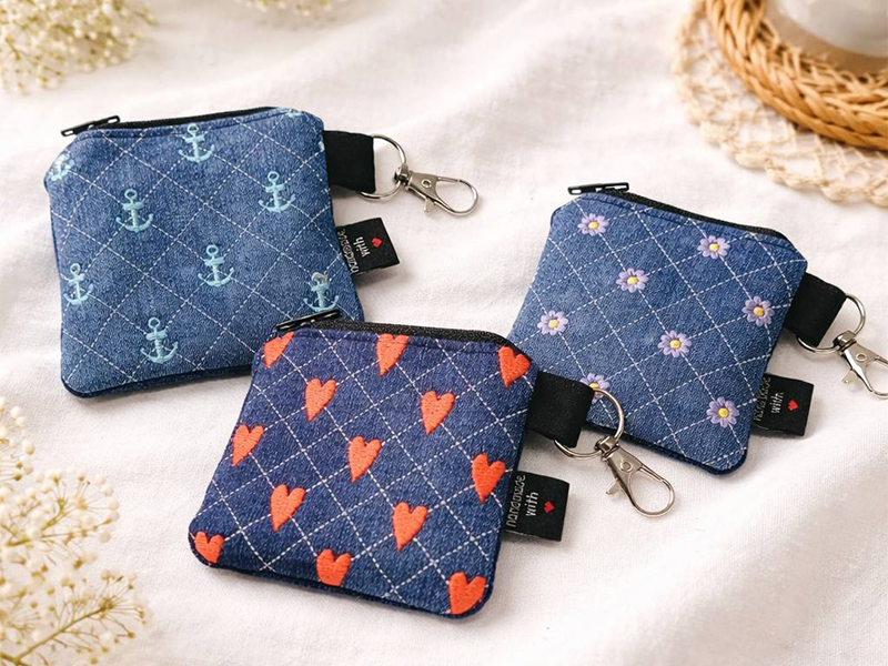 Endlosmuster Füllmuster Quiltmuster Mix 3 - redwork Stickdatei